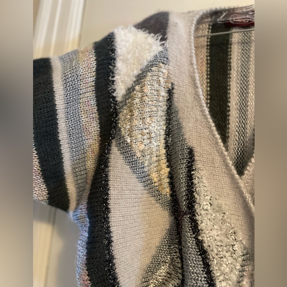 Vintage 80’s Ginenne Mixed Fabric Patchwork Pink … - image 5